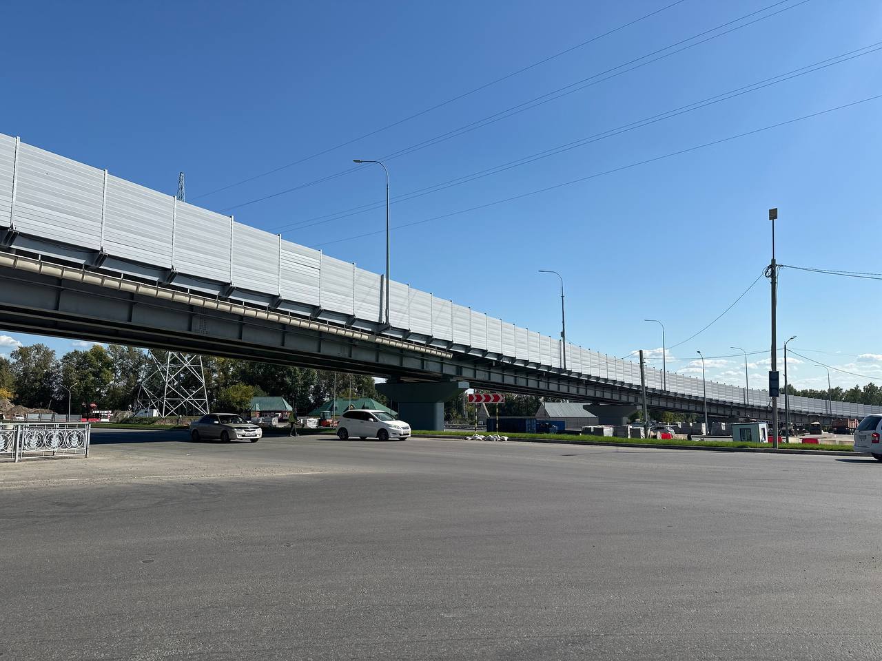 В Барнауле выполнили основные работы по строительству транспортной развязки на Змеиногорском тракте - Вечерний Барнаул, 02.10.2025